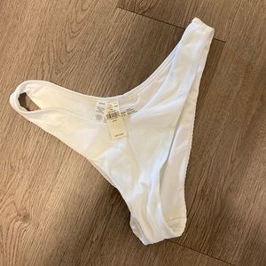 aerie ribbed bikini bottoms high rise cheeky cheekier